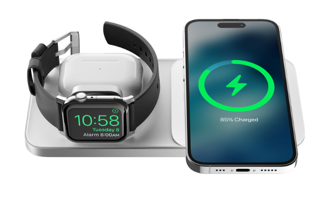 Nomad base de carga inalámbrica MagSafe 15W 3 en 1 Base One Max Apple Watch